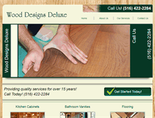 Tablet Screenshot of kitchencabinetsoceanside.com